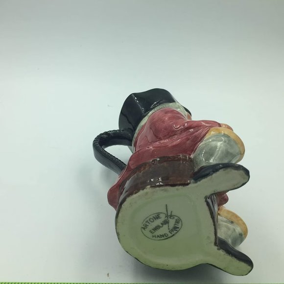 ARTONE England Porcelain Toby Character Jug Creamer Pitcher 5 1/2" COACHMAN - Picture 3 of 5
